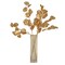 2 Gold 27" Metallic Faux Artificial Eucalyptus Stems for Events